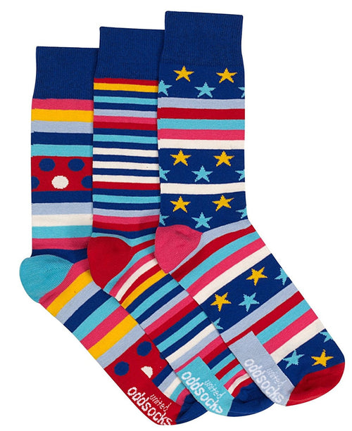 George 3 Oddsocks for Men