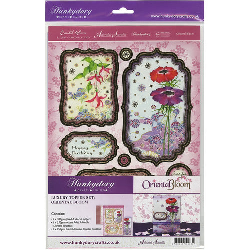 hunkydory a luxury topperset oriental bloom