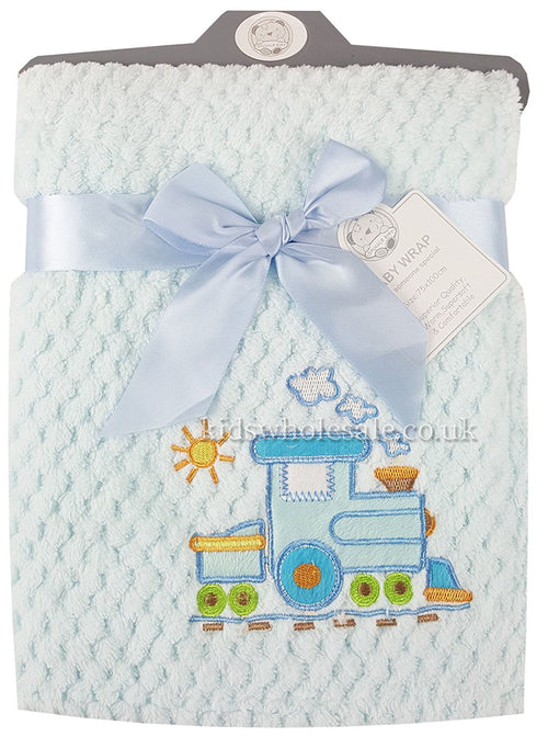 Baby Boys Girls Soft Touch Waffle Blanket Wrap In Multi Colours