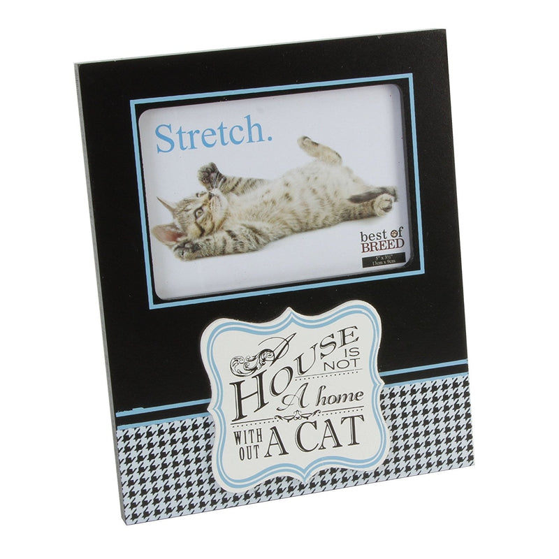 Best of Breeds Cat 4" x 6" Photo Frame - A house is not a home without a cat