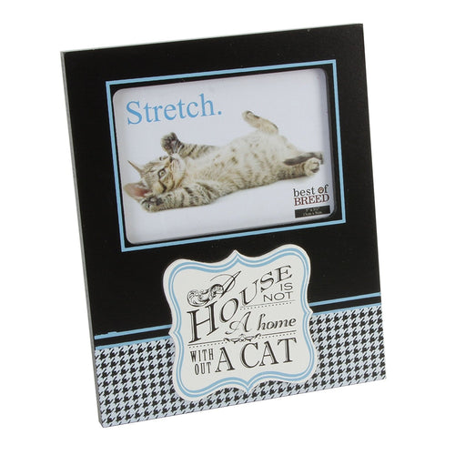 Best of Breeds Cat 4" x 6" Photo Frame - A house is not a home without a cat
