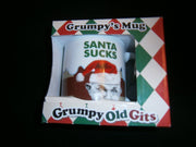 grumpys mug santa sucks