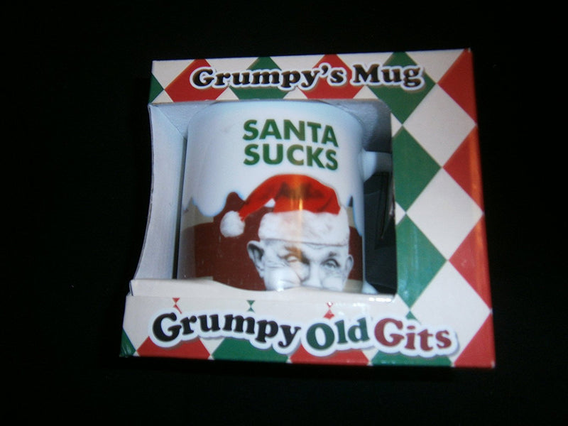 grumpys mug santa sucks