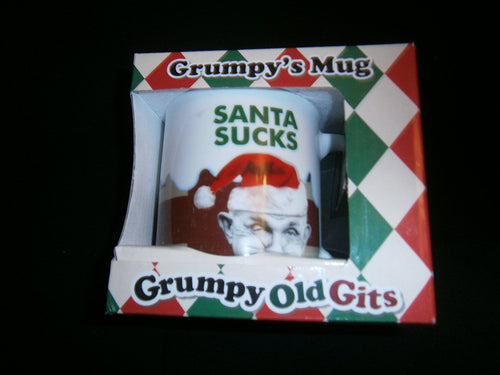 grumpys mug santa sucks