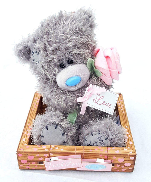 Me To You Bear 7” Holding Pink Rose