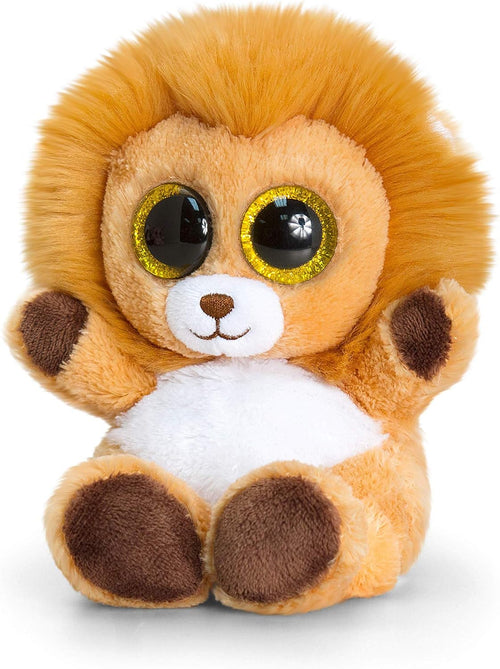 Keel Toys SF0443 15cm Animotsu Lion, Multi-Colour