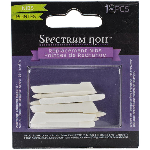 Crafters Companion Spectrum Noir Replacement Nibs, Multi-Colour, 8.25 x 6.98 x 1.27 cm