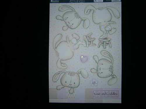 mollie on buffet papercraft toppers