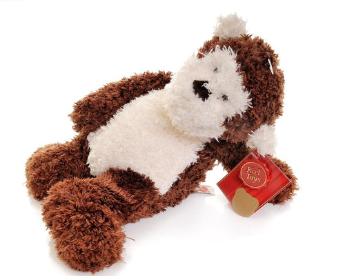 Keel Floppy Pets Cream and Brown Monkey so very soft new design