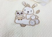 Baby Boys Girls Soft Touch Waffle Blanket Wrap In Multi Colours