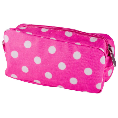 polka dot pencil cases white spots choice three colours please msg choice or one at random sent