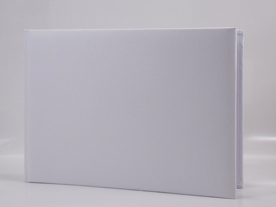 CLUB GREEN Guest Book In PVC Box, White, 245 x 170 mm