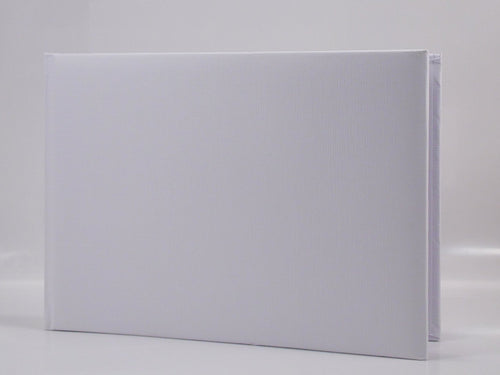 CLUB GREEN Guest Book In PVC Box, White, 245 x 170 mm