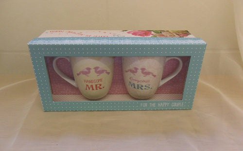 The Wedding Boutique Gift Set - Mr & Mrs Mug Set 59007
