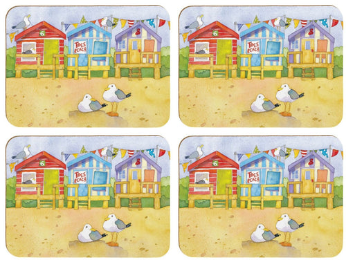 Emma Ball - "A Day at the Seaside" Placemats - Set of 4