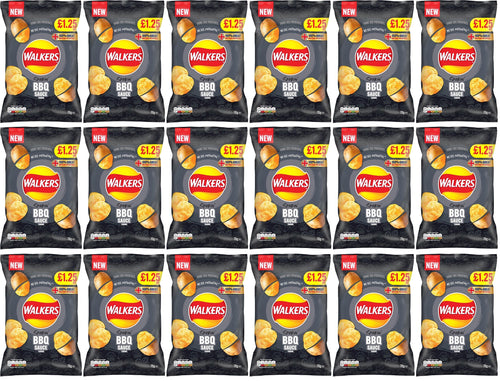 18 x Walkers Bbq Sauce - 70GM