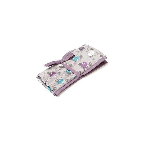 HobbyGift MR4703F/122 |Crochet Hook Roll Tie Case Filled Buttons