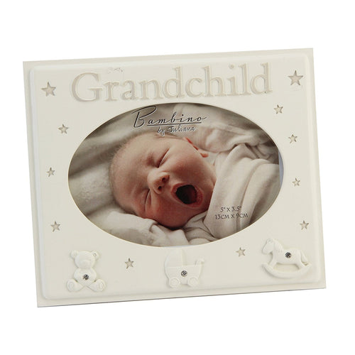 Bambino Grandchild Resin Photo Frame 5"x3" Baby Child Picture
