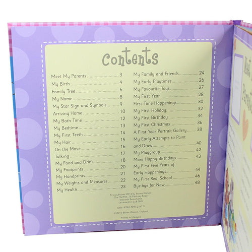 My First Five Year Diary - A Baby Record Book