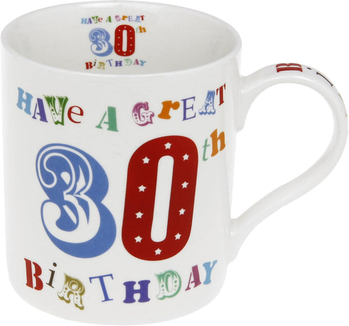 Have a Great 30th Birthday - Headline Bone China Mug - Presented in a Gift Box