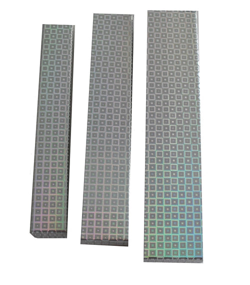 Set of 3 Long Gold Or Silver Holographic Gift Present Jewellery Watch Boxes