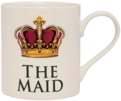 The Leonardo Collection The Maid Novelty Gift Boxed Mug, White