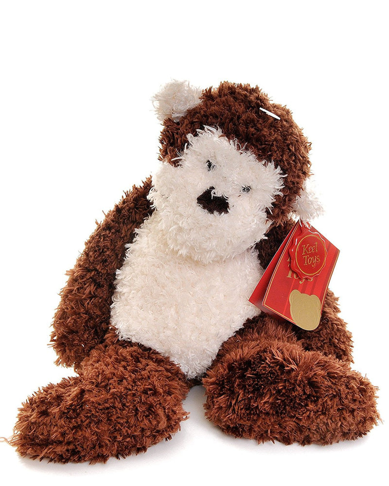 Keel Floppy Pets Cream and Brown Monkey so very soft new design