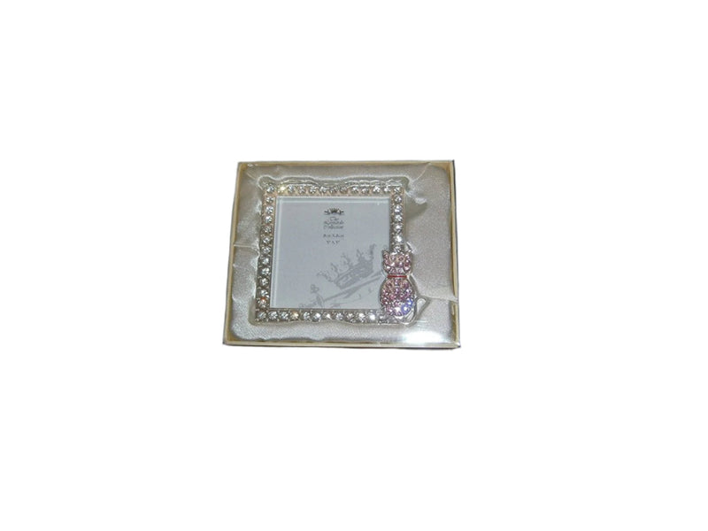 diamante cat frame 3x3 (pinkor red one supplied)