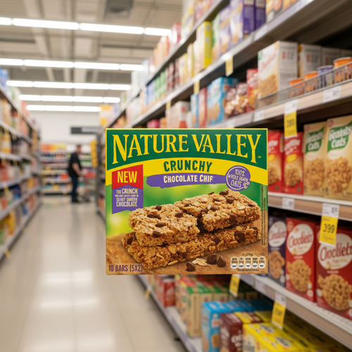 5 x Nature Valley Crunchy Choco Chips 5 Pack  - 210GM