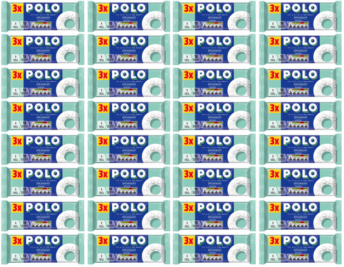 32 x Polo Spearmint 3pk - 102GM