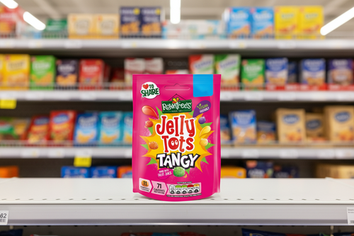 10 x Rowntrees Jelly Tots Tangy Pouch  - 130GM