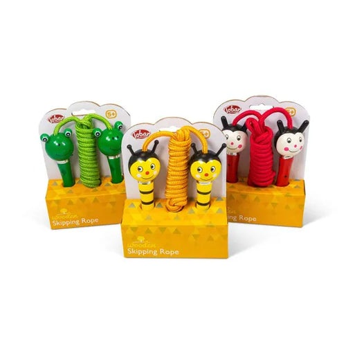 WOODEN SKIPPING ROPE - 3 Styles   0ne supplied from availability