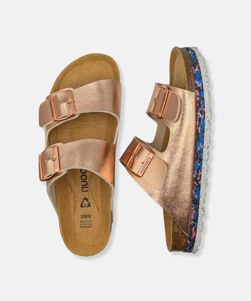 ROSY | Sandal Metallic Rose Gold