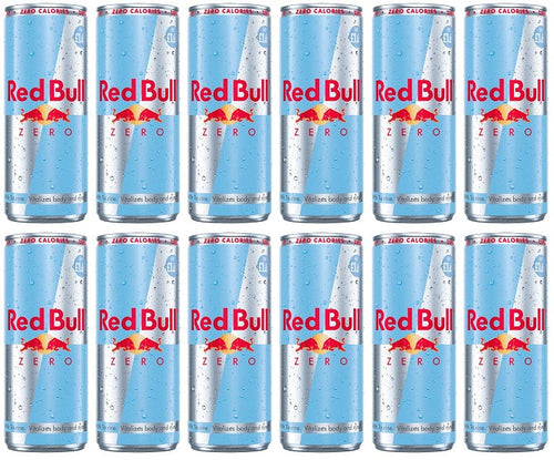 12 x Red Bull Energy Drink Zero - 250ML