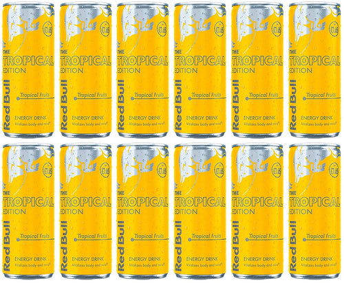 12 x Red Bull Energy Drink Editions Tropical - 250ML