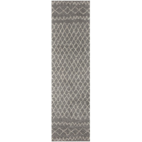 Moroccan Grey Shaggy Rug | 910