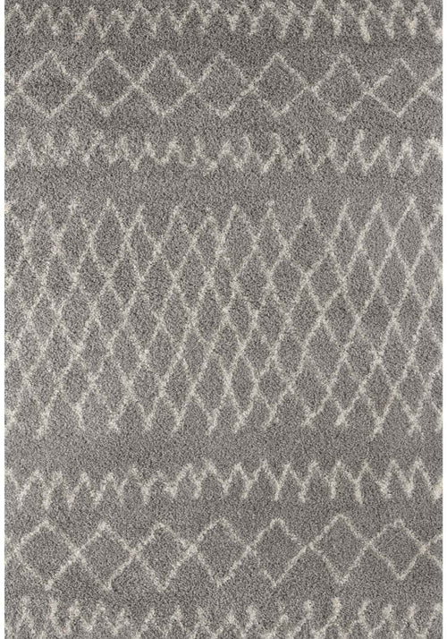 Moroccan Grey Shaggy Rug | 910