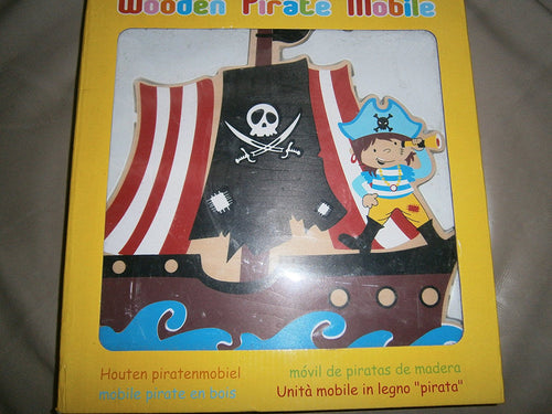 wooden pirate mobile