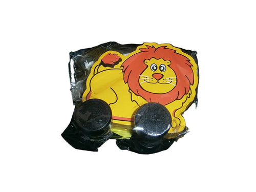 pull-along animal grey ellephantor yellow lion one supplied please state your prefference