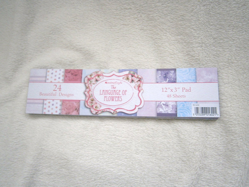 the language of flowers 12x3 pad 48sheets