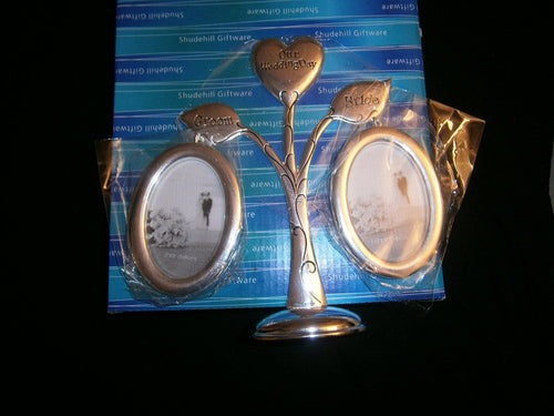 our wedding tree silver plated frame