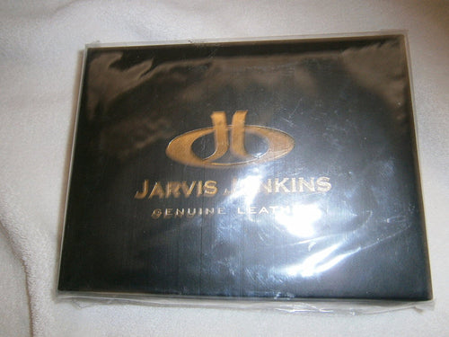 jarvis jenkins genuine leather mans wallet black  leather wallet