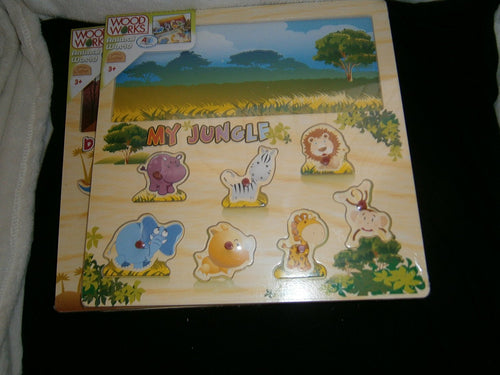 woodworks animal peg board 2 in one patterns various(large peg board)