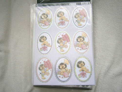 oval scallops-simba papercraft toppers
