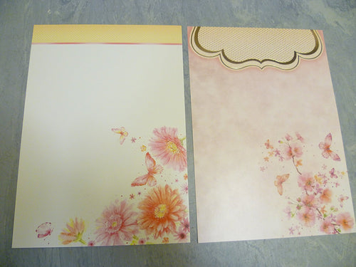 Hunkydory Crafts Butterfly Bouquet A4-Blushing Blossoms Luxury Topper Set