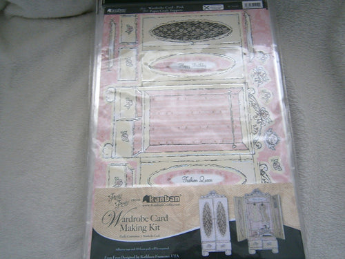 wardrobe card making kit pink