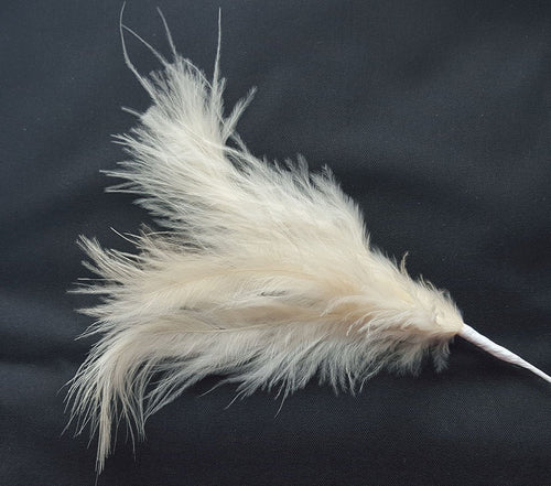 Ivory 3 Feathers Spray