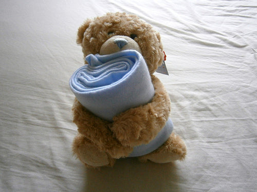 keel cuddle bear with blanket 25 cm