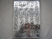 paper craft toppers 2pack 1silver 1gold nos&alphabets mirror effect