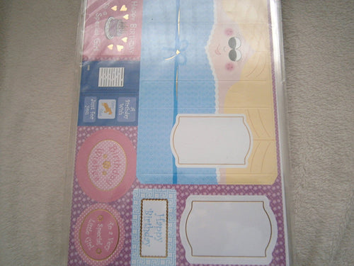 pop up people concept card - young lucy